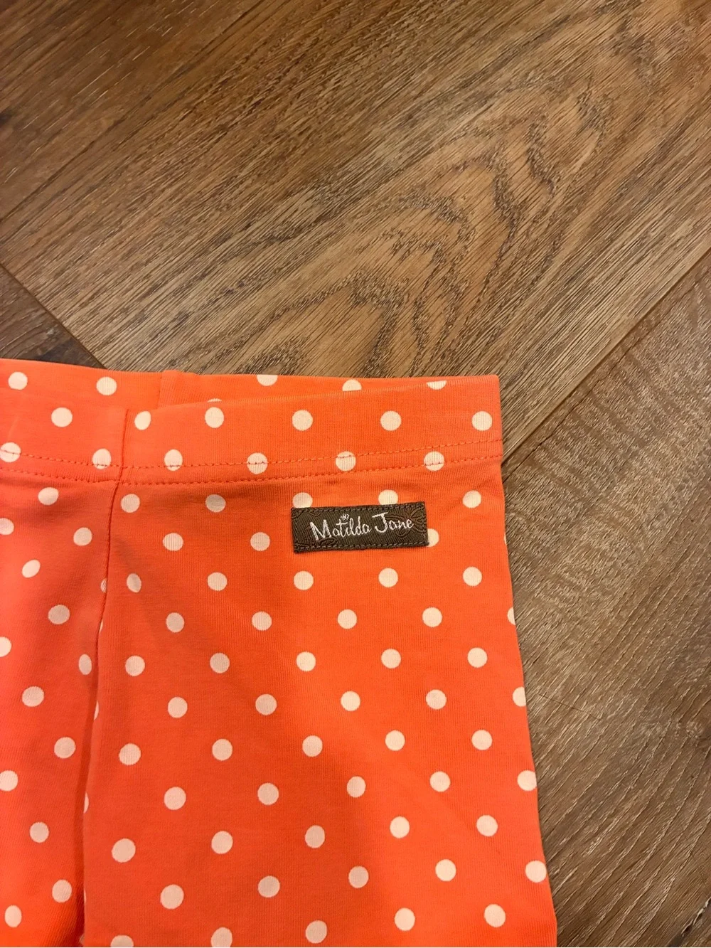 Matilda Jane Fearless Shortie Let’s Go Together Orange Ruffle Shorts Summer 4T